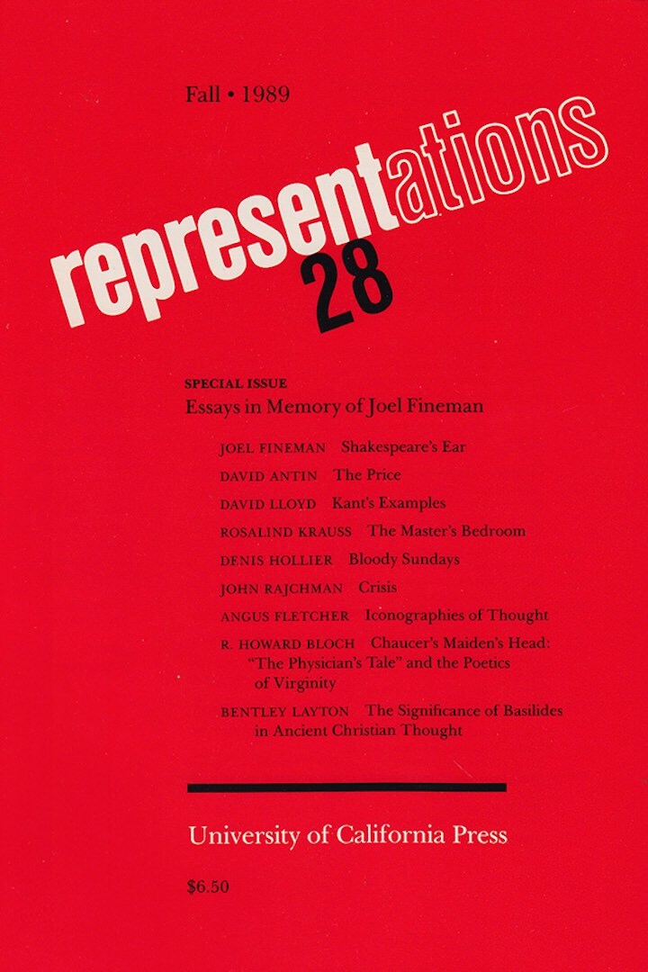 Representations 1989