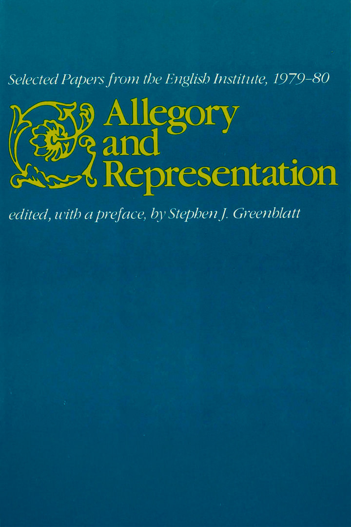 Allegory and representation